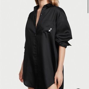 NAOMI X Victoria’s Secret Boyfriend Shirt Dress